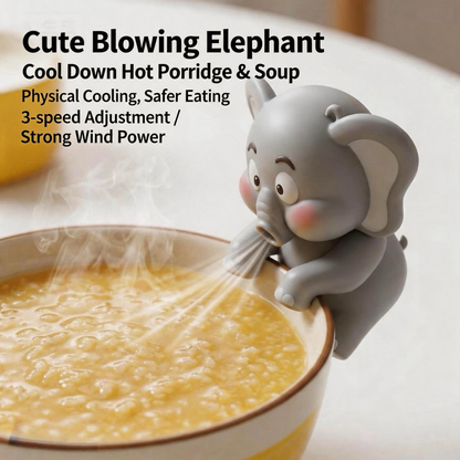 Cup-Mounted Baby Food Fan