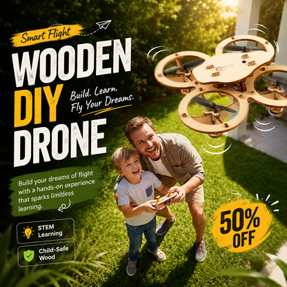 Kids Wooden Drone Kit