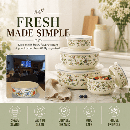 Enamel Mixing Bowl Set