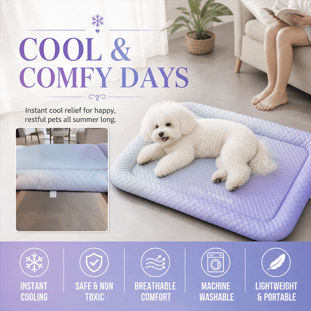 Cooling Pet Bean Mat