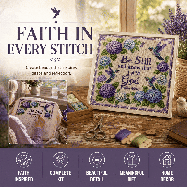 Hummingbird Cross Stitch Kit