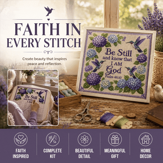 Hummingbird Cross Stitch Kit