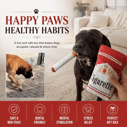 Cigarette Dog Chew Toy