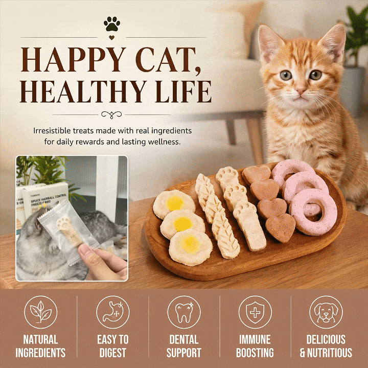 Freeze-Dried Cat Hairball Treats