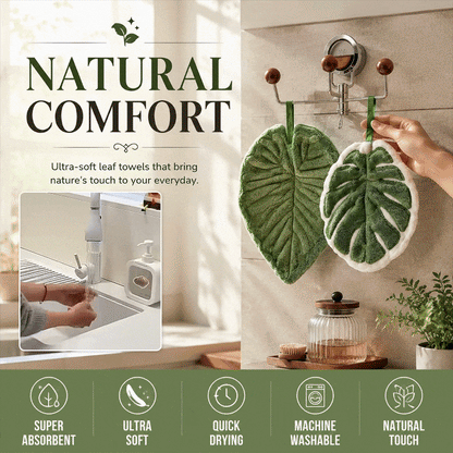 Botanical Microfiber Hand Towels