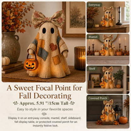 LED Pumpkin Ghost Lantern