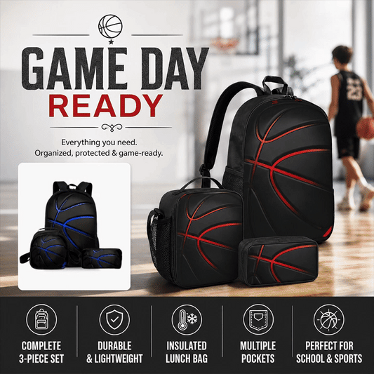Basketball Backpack Picnic Set
