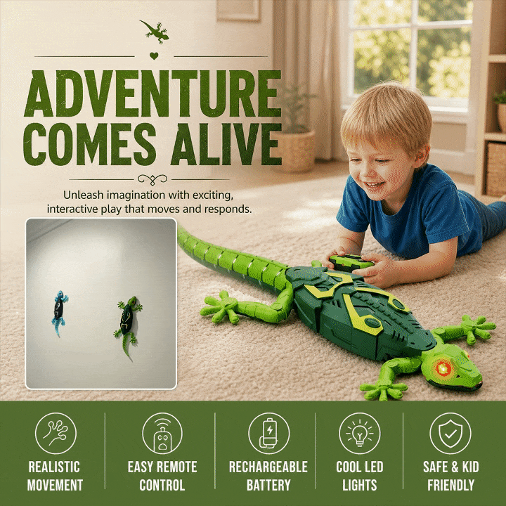 Wall-Climbing RC Lizard Toy