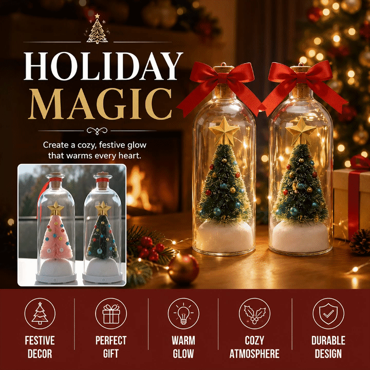 Recordable Christmas Bottle Ornament