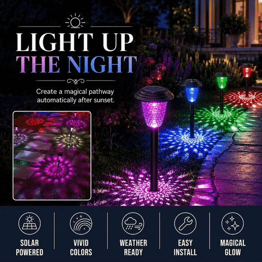 Rainbow Solar Projection Lights