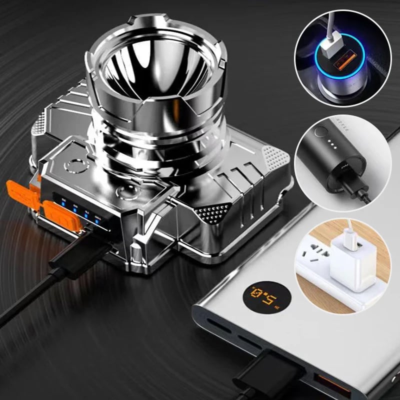 Rechargeable Waterproof LED Headlamp | Outdoor Fishing & Camping Light!