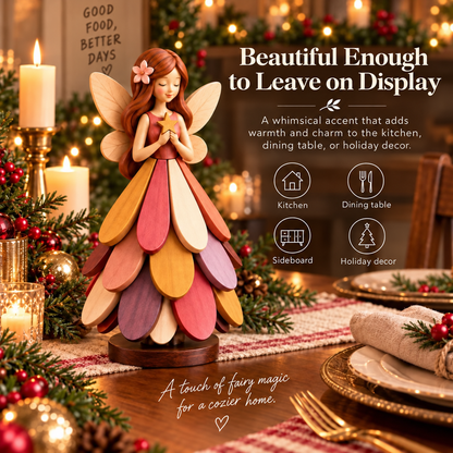 Fairy Bloom Trivet Foldable Fairy Decor & Heat-Resistant Table Protector
