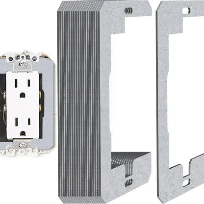 Outlet Repair Spacers Easy Fix for Loose, Crooked & Recessed Outlets