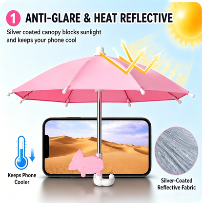 Cute Piggy Phone Umbrella