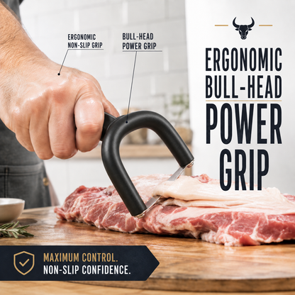 Handheld Meat & Fat Trimming Tool for Brisket and Pork