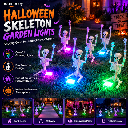 Spooky Crew Halloween Skeleton Decorations