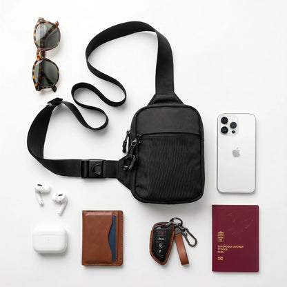 Travel Sling Bag Discreet Secure Sling Pack Keeps Valuables Safe