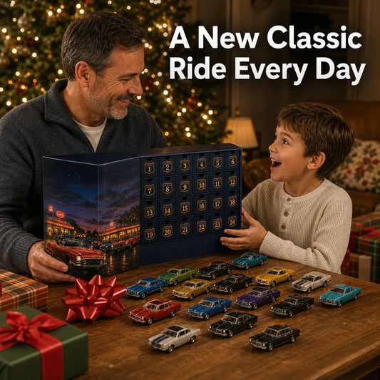 24 Days of Classic American Cars Advent Calendar 24 Vintage Ride Collectibles