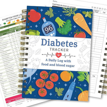 Special for Diabetes Diabetes Tracker Book with Food List