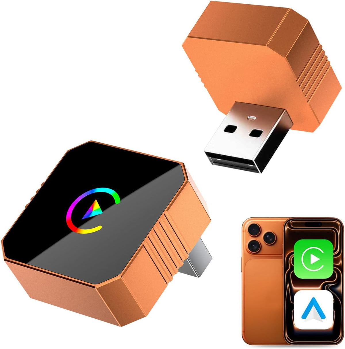 🚗 Wireless CarPlay & Android Auto Adapter – Drive Smarter, Safer & Wire-Free! 📱✨
