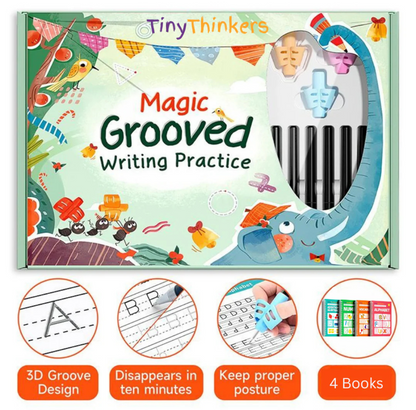 Grooved Handwriting Practice Book
