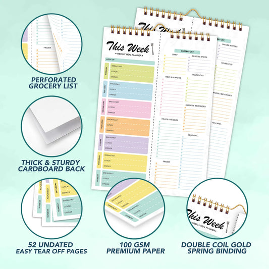 Weekly Meal Planner Simplify Family Meals & Grocery Planning