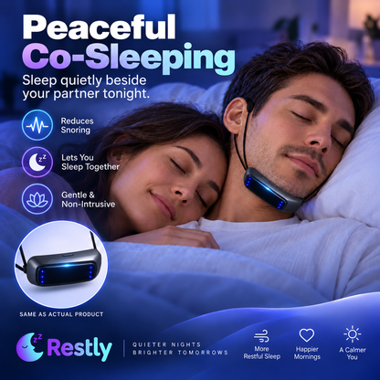 Smart Anti-Snore Device. Stop Snoring, Start Sleeping Deeply