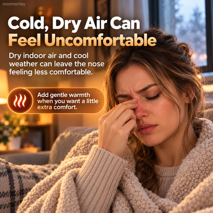 Rechargeable Heated Nasal Pad 3 Heat Levels & Hands-Free Comfort