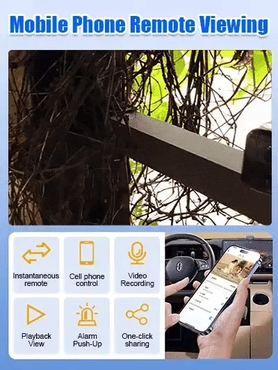 Smart WiFi Security Camera 1080P HD, Night Vision & Motion Detection