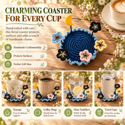 Handmade Floral Coaster