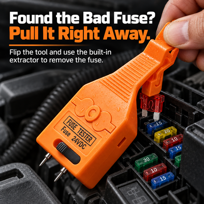 Fuse Tester & Puller Test & Extract Blade Fuses in One Tool