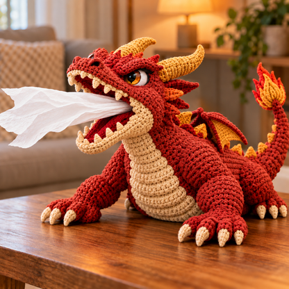 DIY Crochet Tissue Box Kit | Funny Fantasy Home Decor