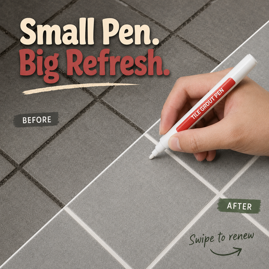 Anti-Mold Waterproof Tile Grout Repair Pen Quick-Dry Grout Color Restorer