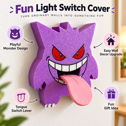 Playful Bunny Light Switch Cover Fun 3D Wall Switch Decor
