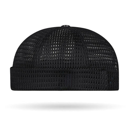 Men s Breathable Brimless Docker Hat Lightweight Mesh Skull Cap for Summer Outdoor Wear