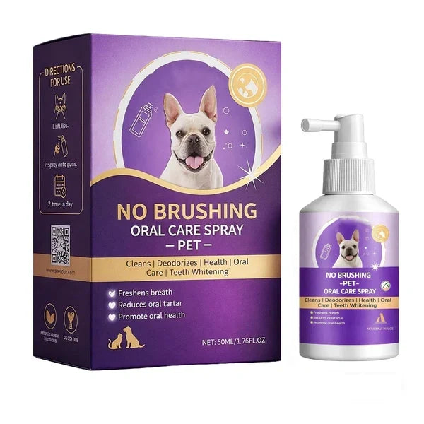 No-Brushing Oral Care Spray for Dogs & Cats