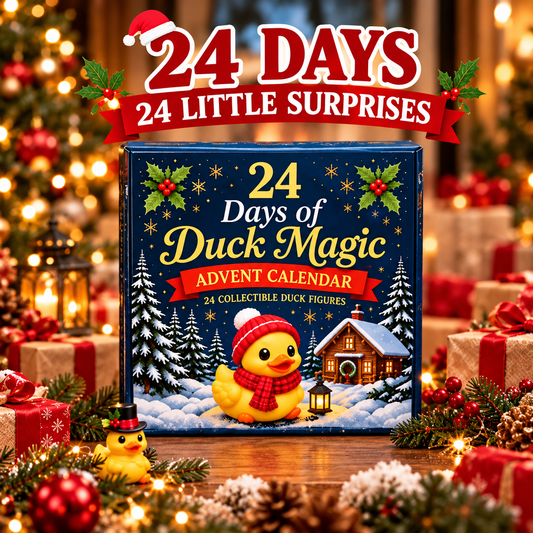 24-Day 3D Duck Magic Christmas Advent Calendar