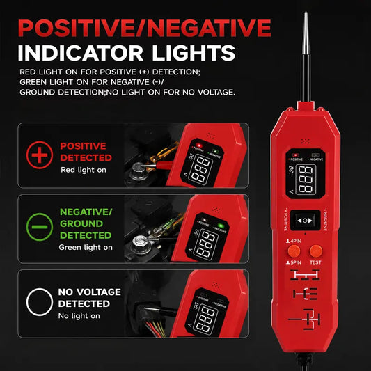 6-in-1 Automotive Circuit & Relay Tester Find Electrical Faults Fast!