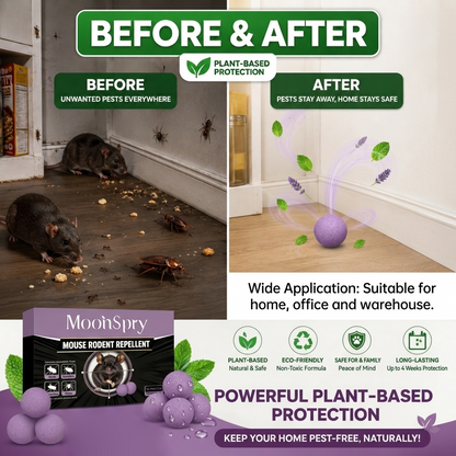 Limited Edition Natural Peppermint Rodent Repellent Tablets 12 Pack