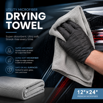 Ultra Absorbent Microfiber Drying Towels Scratch-Free Car Detailing Cloth for Paint, Glass & Trim