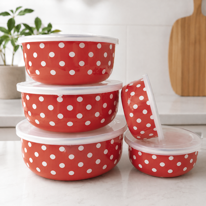 Enamel Mixing Bowl Set