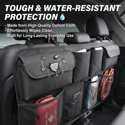Car Trunk Organizer Hanging Storage with 8 Pockets for SUVs & Trucks