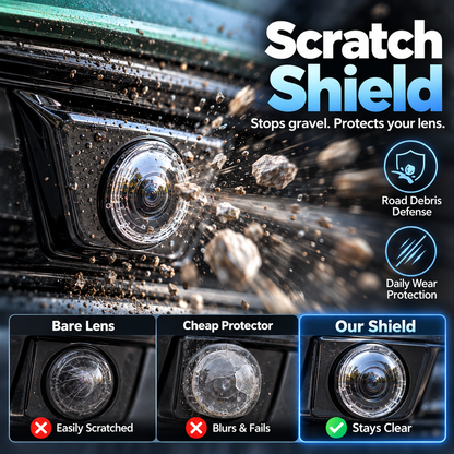 Anti-Rain & Scratch Car Camera Film (4-Pack)