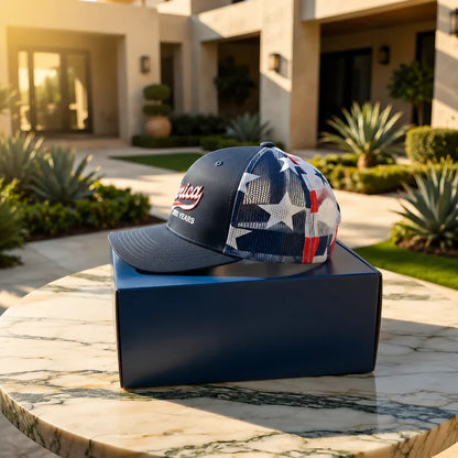 Merica 250 Years Embroidered Mesh Back Trucker Hat