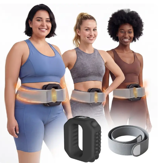 BLACK GONE! ACT FAST 2026 Fascia Ring R10 Cordless Waist & Back Muscle Recovery Massager | Adjustable Fit Up to 55'