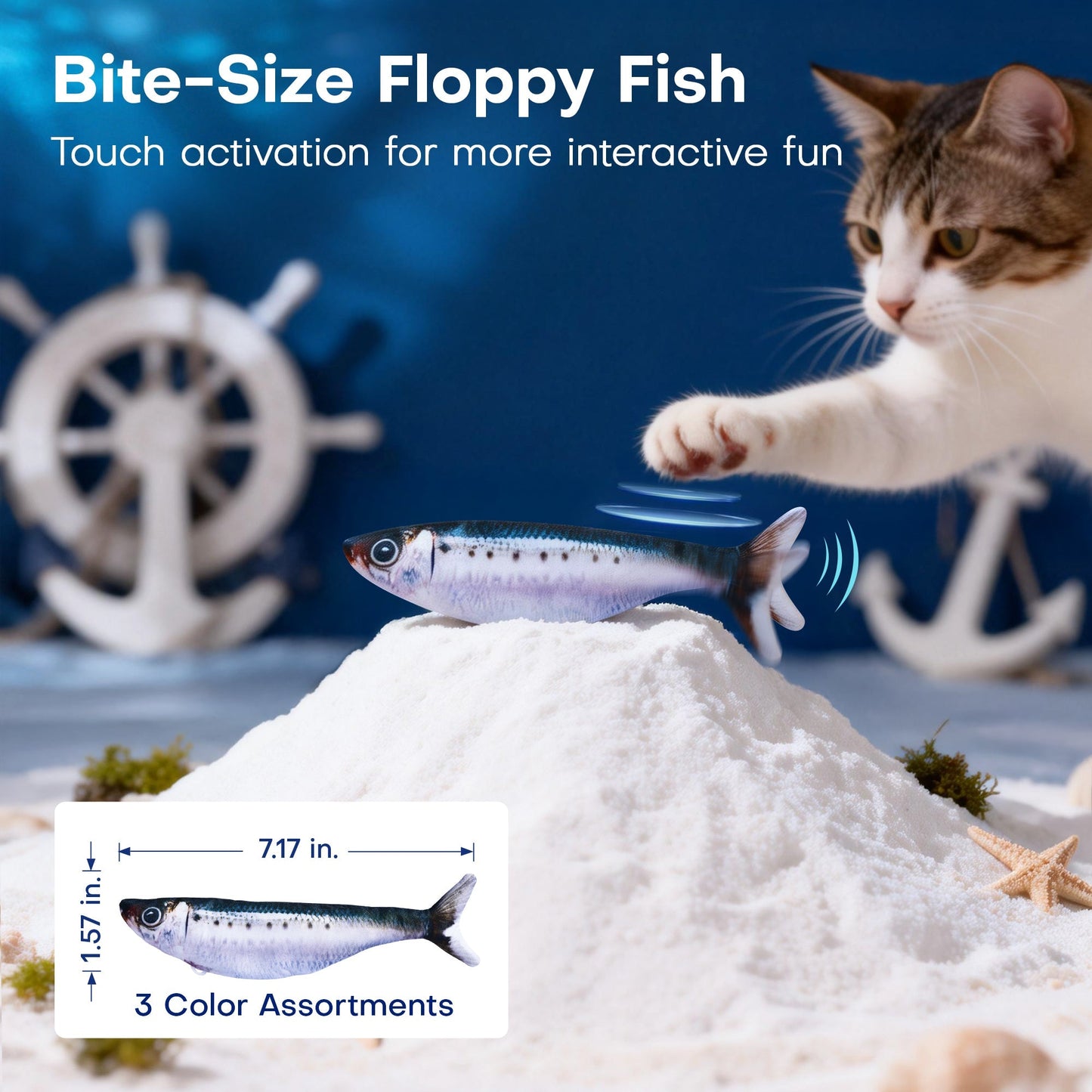 Realistic Flopping Fish Cat Toys