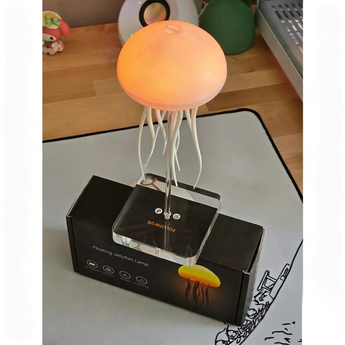 Floating Jellyfish Mood Lamp