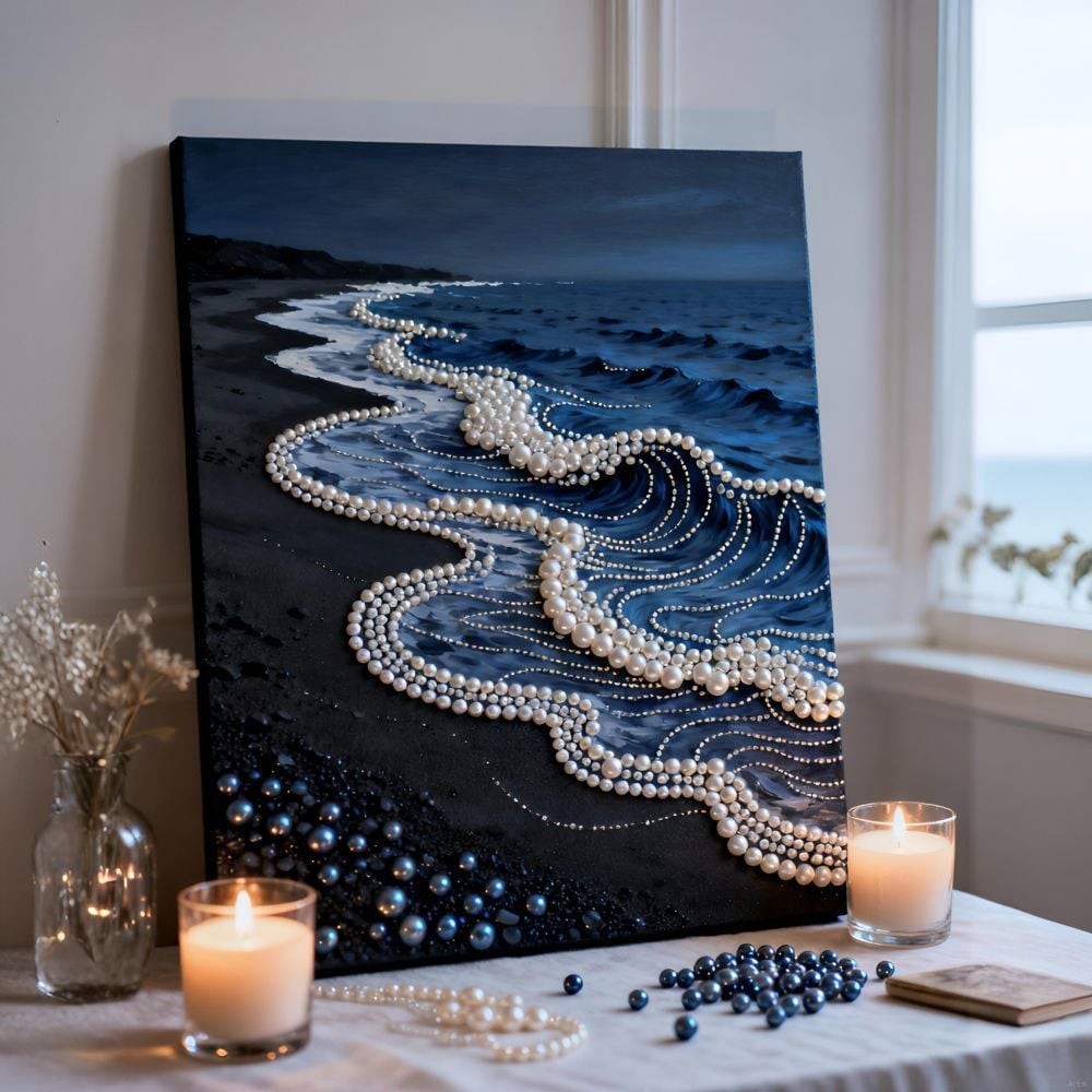 ⚡️Buy 2 Free Shipping🏰✨DIY Beaded Art Kit - Castle Pearl Painting