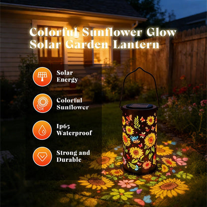 Sunflower Solar Garden Lantern