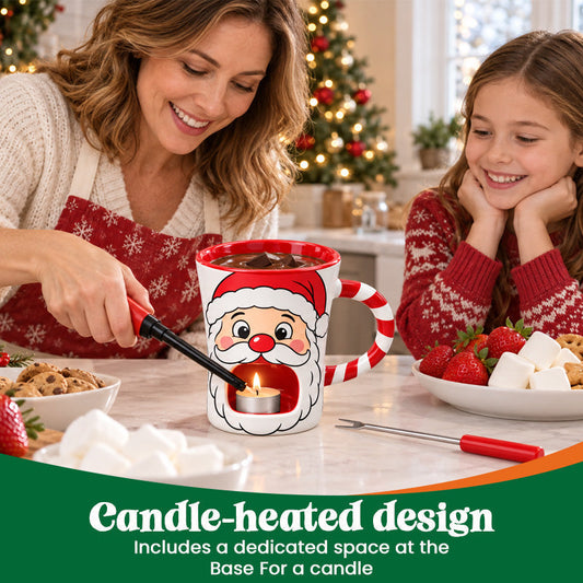 Santa s Sweet Melt Christmas Chocolate Fondue Mug